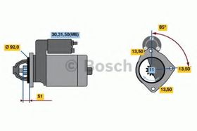 Стартер Bosch 0 986 017 320