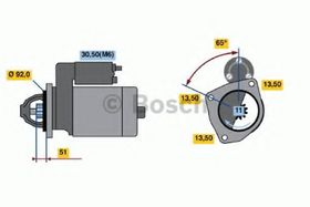 Стартер Bosch 0 986 017 760
