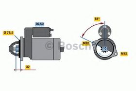 Стартер Bosch 0 986 018 020