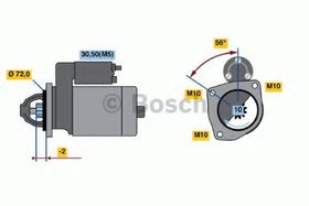 Стартер Bosch 0 986 018 970