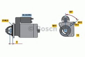 Стартер Bosch 0 986 020 131