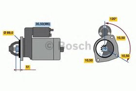 Стартер Bosch 0 986 022 400