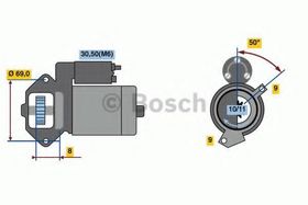 Стартер Bosch 0 986 022 670
