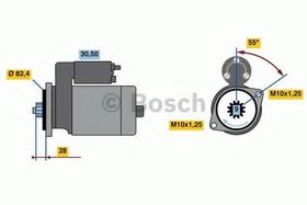 Стартер Bosch 0 986 022 820