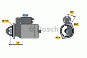 Стартер Bosch 0 986 023 600