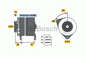 Генератор Bosch 0 986 036 020