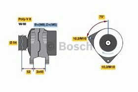 Генератор Bosch 0 986 042 071