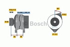 Генератор Bosch 0 986 042 201