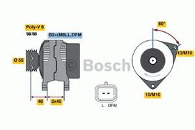 Генератор Bosch 0 986 049 091