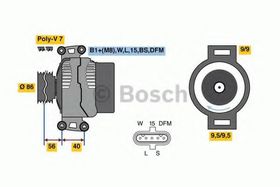 Генератор Bosch 0 986 049 320