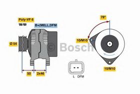 Генератор Bosch 0 986 080 190