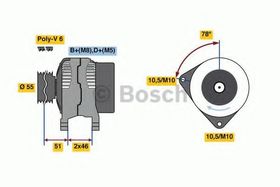 Генератор Bosch 0 986 080 530