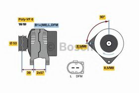 Генератор Bosch 0 986 080 600