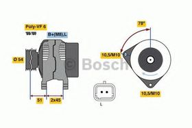 Генератор Bosch 0 986 080 660