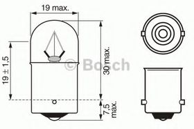 Лампа ближнего света Bosch 1 987 302 506