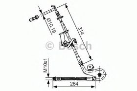 Тормозной шланг Bosch 1 987 481 427