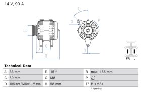 Генератор Bosch 0 986 082 210