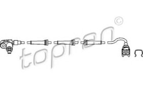 Датчик ABS Topran 721 604