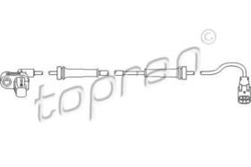 Датчик ABS Topran 722 800