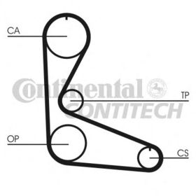 Ремень ГРМ Contitech CT702