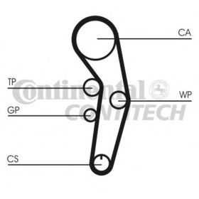 Ремень ГРМ Contitech CT1090
