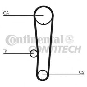 Ремень ГРМ Contitech CT1017