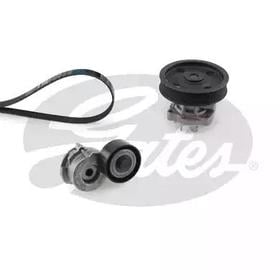 Комплект поликлиновых ремней + помпа Gates KP16PK1320