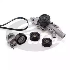 Комплект поликлиновых ремней + помпа Gates KP26PK22601