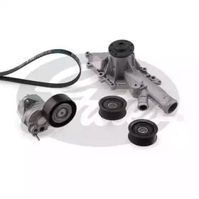 Комплект поликлиновых ремней + помпа Gates KP26PK22602
