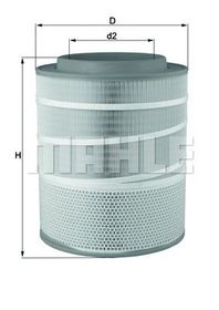 Воздушный фильтр Mahle LX 3141