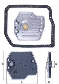 Фильтр АКПП Mahle hx245d