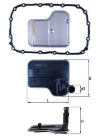 Фільтр АКПП Mahle hx240d