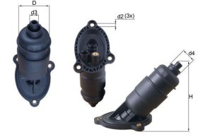 Фильтр АКПП Mahle hx155