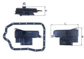 Фільтр АКПП Mahle hx234d