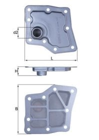 Фільтр АКПП Mahle hx259