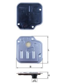 Фильтр АКПП Mahle hx244