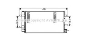 Радиатор кондиционера Prasco AIA5297D