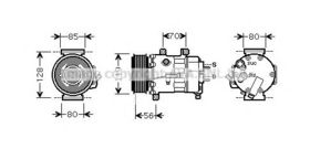 Компрессор кондиционера Prasco CNK250