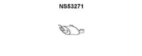 Глушитель выхлопных газов конечный Veneporte NS53271