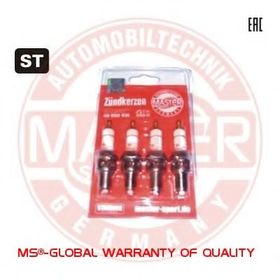 Свеча зажигания Master-Sport BPR6E-ST-SET/4/MS