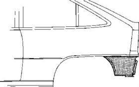 Крило заднє Van Wezel 3730134