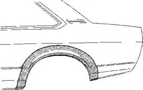 Крыло заднее Van Wezel 3757146