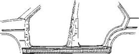 Порог Van Wezel 5812103