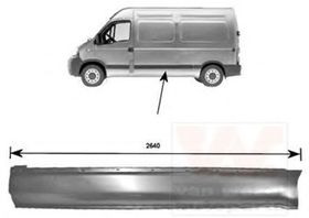 Крыло заднее Van Wezel 3798143