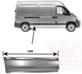Крыло заднее Van Wezel 3798144