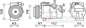 Компрессор кондиционера Van Wezel 8300K216