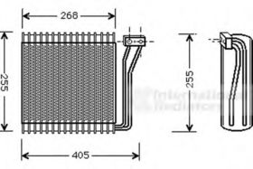 Испаритель кондиционера Van Wezel 0700V041