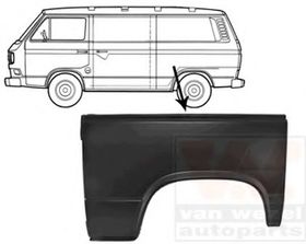 Крило заднє Van Wezel 5870147