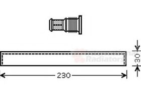 Осушитель кондиционера Van Wezel 1100D061