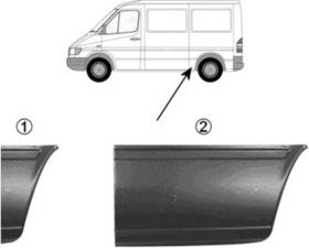 Крило заднє Van Wezel 3075139